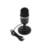 Mikrofon studyjny BLOW ze statywem LED — przewodowy USB 2.0, 20–16000 Hz, czułość -50 dB, 237 g