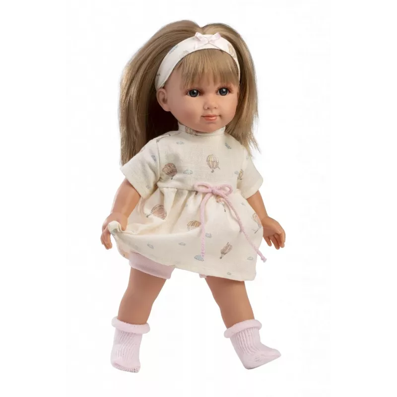 Lalka Llorens Elena 35 cm — realistyczne cechy, miękkie ciało