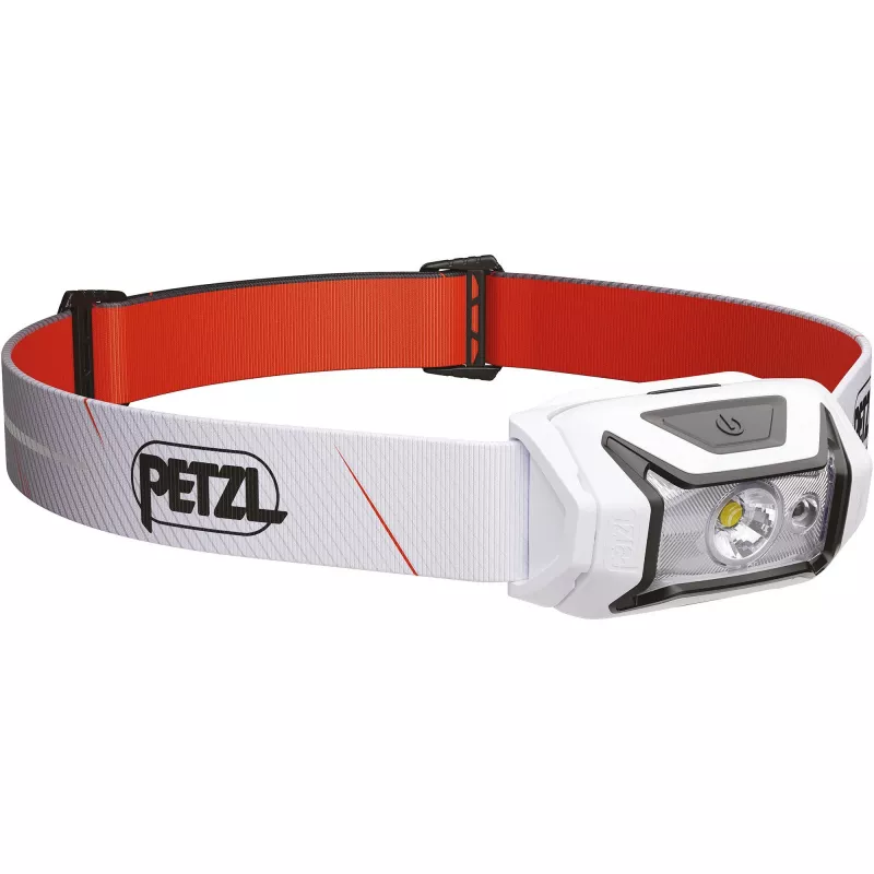 Czołówka Petzl TIKKA CORE 450 lm biała — Ładowalna latarka czołowa, kompaktowe oświetlenie bez użycia rąk