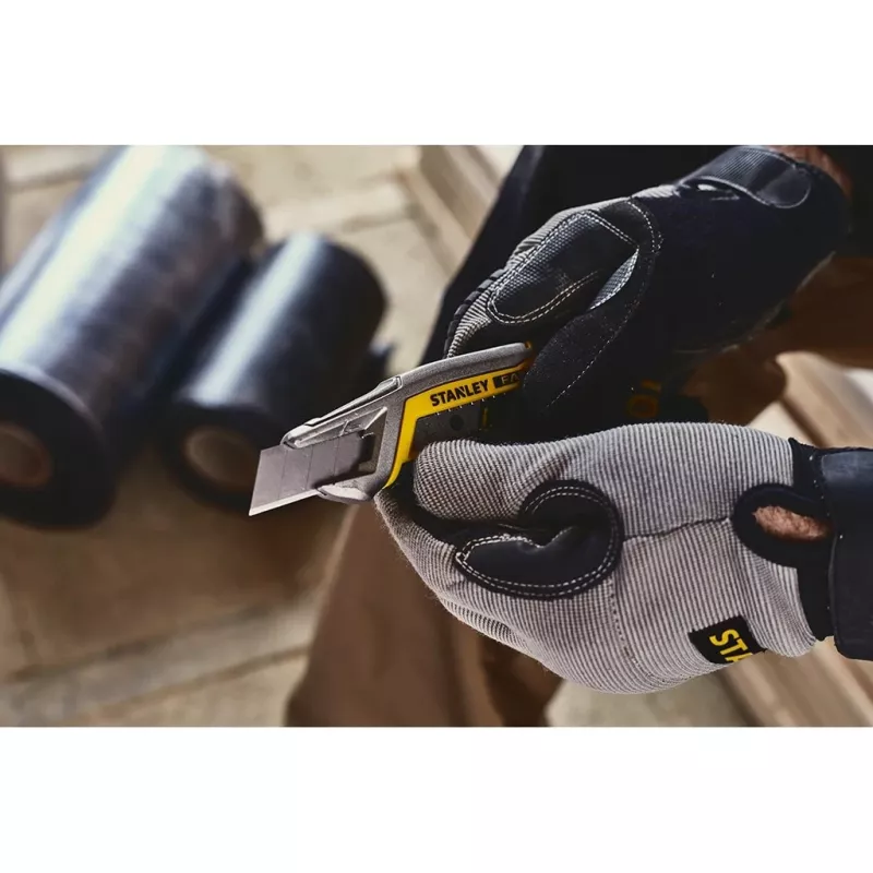 Nóż uniwersalny Stanley FATMAX FMHT10594-0 czarny stal nierdzewna żółty szerokość 18 mm długość 165 mm