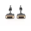 ASSMANN Monitorkabel DVI 2m Dual Link St/St 2Ferrit Kerne Anschlusskabel K8 bulk 24+1 (AK-320101-020-S)