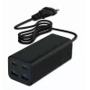 Ładowarka Gembird TA-UC-2A2C-PD100-01-BK do laptopa, smartfona, czarna, AC, szybkie ładowanie, do użytku wewnętrznego