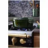 Staub La Cocotte 33 cm owalny garnek żeliwny, zielony bazylia