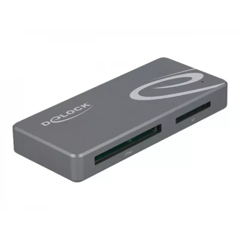 Czytnik kart DeLOCK USB Type-C dla CFast SD + Hub USB