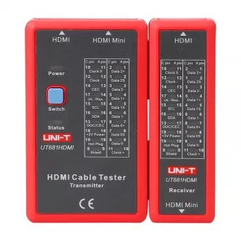 Tester kabli HDMI No name UT681HDMI — weryfikacja ciągłości i połączeń HDMI