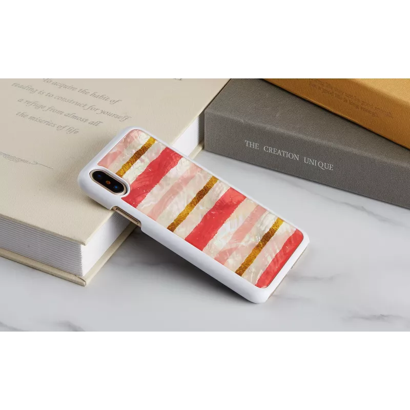 Etui iKins do iPhone XS/XS Short — Cake biały etui ochronne