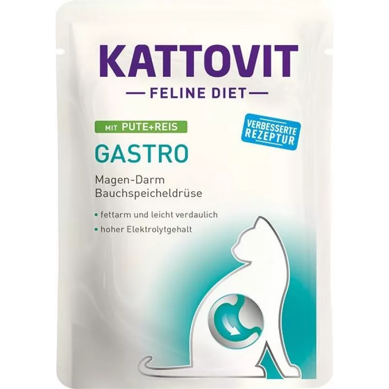 KATTOVIT Feline Diet Gastro - karma mokra dla kota - 12 x 85g