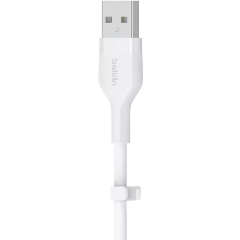Kabel Belkin Cbl Scicone USB-A LTG 2M blc Biały USB A USB C Lightning