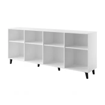 BARI komoda 200x42x82 biały matowy