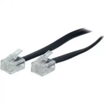 S/CONN 10m RJ11 czarny przezroczysty kabel TC 70090 / 50319 ShiverPeaks
