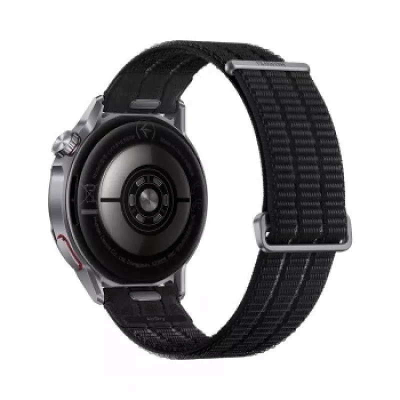 Smartwatch HUAWEI GT Runner 2 — 1,32 cala (3,35 cm) AMOLED 466×466, koperta tytanowa, GPS, pasek fluoroelastomerowy czarny