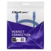 Kabel krosowy QOLTEC 54534 2xRJ45 UTP CAT6 5m Czarny