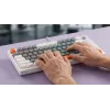 Klawiatura gamingowa Savio ASTRAL WHITE JADE 3 KOLORY USB QWERTY US International