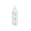 Przedłużacz Tracer PowerCord, 3 gniazda, 3 m, biały