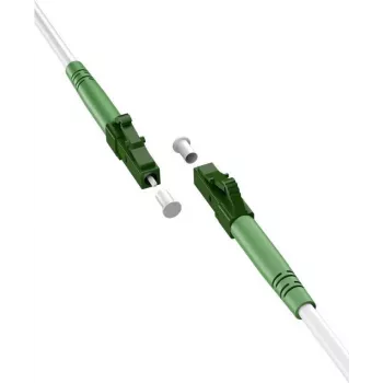Kabel światłowodowy Goobay 59588 10 m LC/APC FTTH OS2 biały (59588)