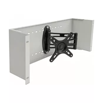 Uchwyt do płaskiego monitora DeLOCK 19 cali ramię monitorowe szary udźwig 10 kg