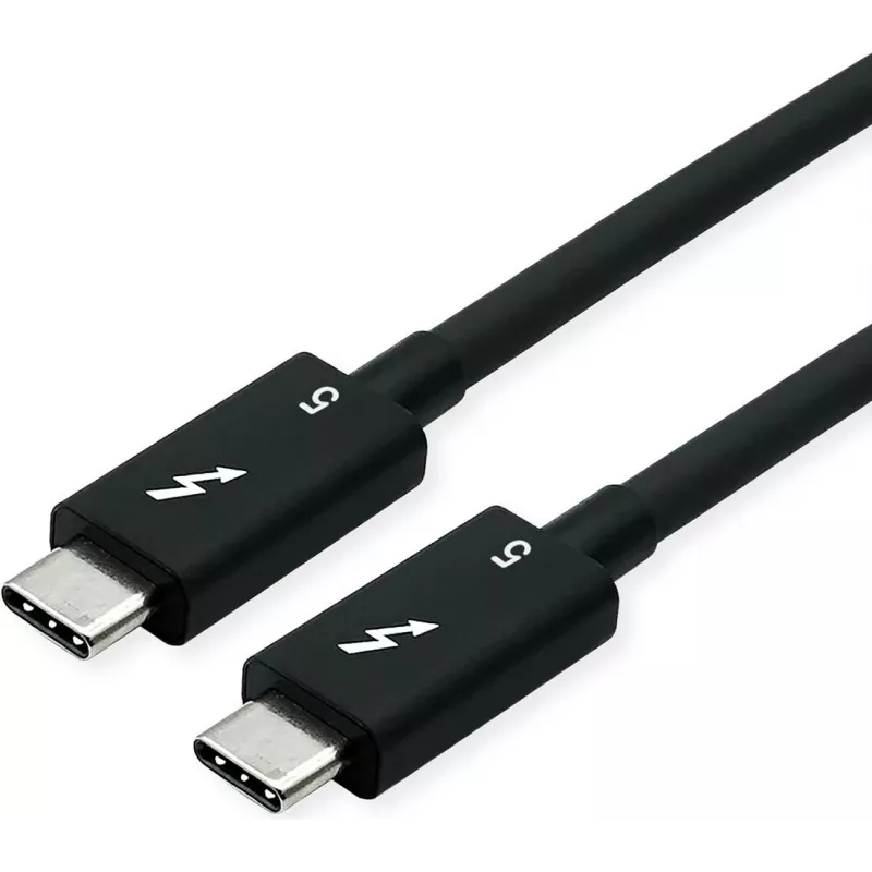 ROLINE Thunderbolt 5 Kabel C-C 80G 240W 8K passiv 0.5m - Kabel - Digital/Daten (11.02.9110)