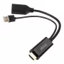 adapter kablowya HDMI na DisplayPort Akasa AK-CBHD24-25BK