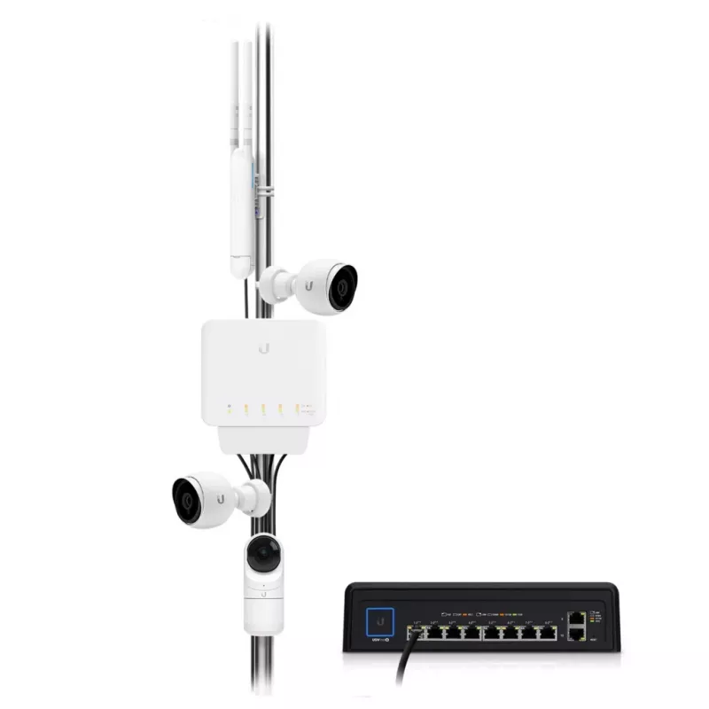 Ubiquiti UniFi Switch Flex (zestaw 3 szt.) Zarządzany przełącznik L2 Gigabit Ethernet (10/100/1000) Power over Ethernet (PoE) Biały