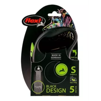 FLEXI Czarny Design S - smycz automatyczna - 5 m