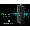 Przenośny powerbank TRACER Quant 10000 mAh Li-Ion, PD i QC3.0, 3 porty (2×USB-C, 1×USB-A), 100W, czarny