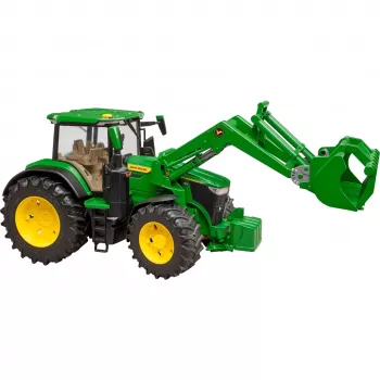 Ciągnik BRUDER John Deere 7R 350 zabawka — ABS, wiek 3+
