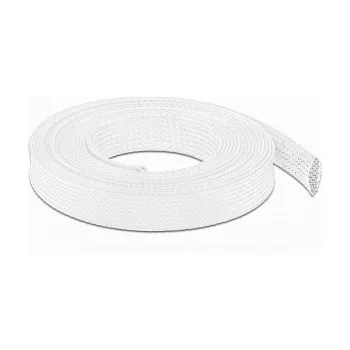 Oplot pleciony DeLOCK 20805 10 m x 19 mm biały