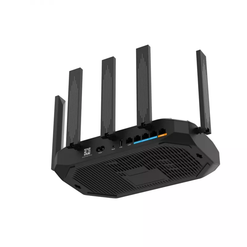 Ruijie Networks RG-EG105GW-X router bezprzewodowy Gigabit Ethernet Dwupasmowy (2,4 GHz / 5 GHz) Czarny, Szary