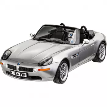 Model kolekcjonerski samochodu REVELL BMW Z8 1:24, zestaw metalowy do sklejania, gotowy model do ekspozycji