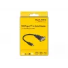 DeLOCK Adapter USB Type-C na RS-232 D-Sub 9 pin męski 0,25 m