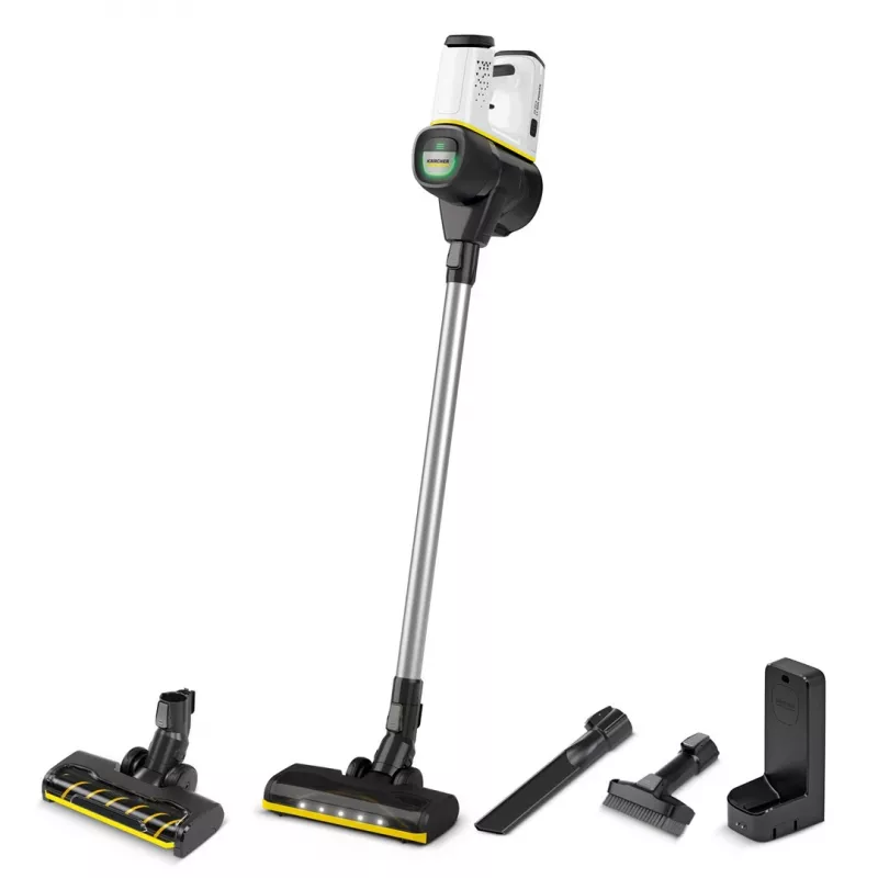 Odkurzacz pionowy Kärcher VC 6 Cordless ourFamily Duo — bezprzewodowy odkurzacz pionowy, 25,2 V, 0,8 l, HEPA 12, 50 min pracy