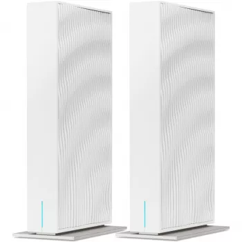 Acer Wave 7, router Mesh Wi-Fi 7, wtyczka EU, podwójny pakiet, router bezprzewodowy Gigabit Ethernet, dwuzakresowy (2,4 GHz + 5 GHz lub 2,4 GHz + 6 GHz)