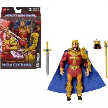 Figurka akcji MATTEL Masterverse Król Randor JBP79 — kolekcjonerska figurka z możliwością pozowania