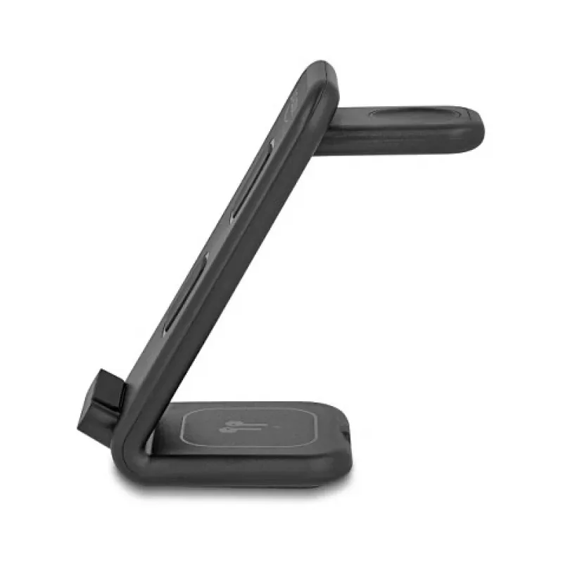 DELOCK 66941 Ładowarka bezprzewodowa 3-w-1 do smartfona, smartwatcha i słuchawek USB Type-C 15 W wewnętrzna czarna