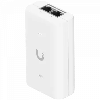 Ubiquiti UniFi UACC-PoE++-10G-EU 10G PoE++ Adapter (60W), może zasilać urządzenia UniFi PoE++, zmniejszać zależność od zasilania z przełącznika PoE i zapewniać połączenie Multi-Gigabit LAN
