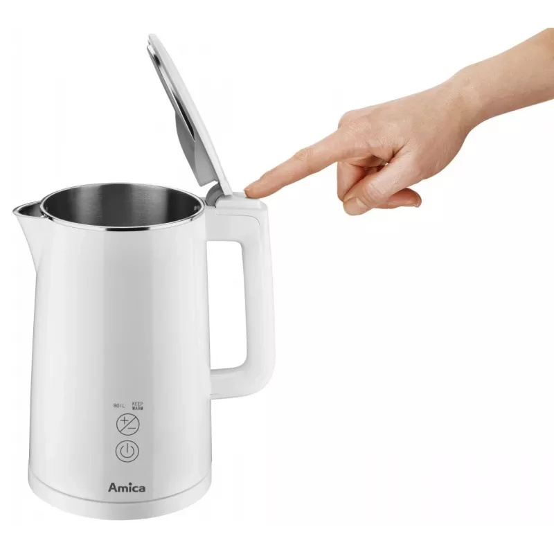 Czajnik elektryczny AMICA 1.5L 2200W Srebrny