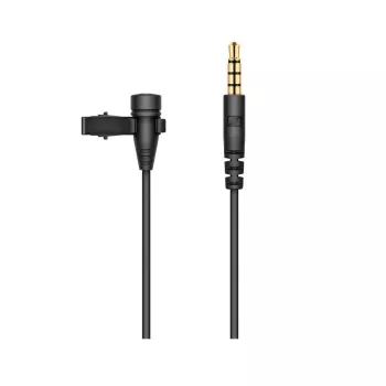 Mikrofon krawatowy Sennheiser XS LAV MOBILE, klipsowy, pojemnościowy, dookólny, kabel 2 m, 3,5 mm, 50–18000 Hz, 19 g, czarny