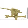 Cobi zestaw klocków Blocks 8.8 cm Flak 18 — 232 elementy, skala 1:35