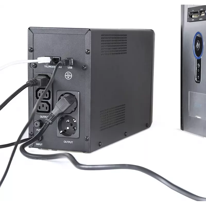 Gembird EG-UPS-035 zasilacz awaryjny (UPS) Line-Interactive 2 kVA 1200 W 5 gniazd AC