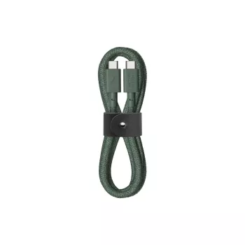 Kabel USB-C na USB-C marki Native Union Belt kabel 1,2 m zielony