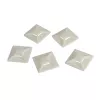 LogiLink Kabelbinderhalterungen, 40 x 40 mm Klebesockel für Kabelbinder, Kabelinderaufnahme: 14,3 x 2,7 - 1 Stück (KAB0045)