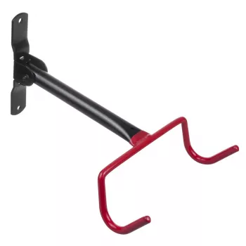 Wall-mounted bicycle rack MACLEAN MC-430, horizontal mount, holds up to 30 kg, Czarny