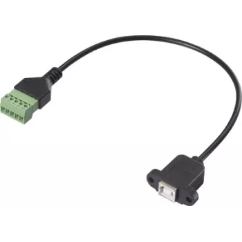 Kabel adaptera Renkforce USB 2.0 [1x gniazdo 2.0 B - 1x połączenie zaciskowe] RF-6443972 30 cm (RF-6443972)