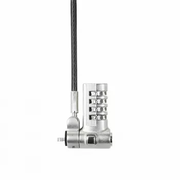 Linka zabezpieczająca DICOTA D32050 Srebrna 0.3 m Zamek szyfrowy
