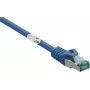 RF-5044976 Kabel sieciowy RJ45 Kabel krosowy CAT 6a S/FTP 0,50 m niebieski trudnopalny 1 szt. (RF-5044976)