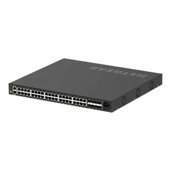 NETGEAR GSM4248P-100EUS przełącznik sieciowy Zarządzany L2/L3/L4 Gigabit Ethernet (10/100/1000) Power over Ethernet (PoE) Czarny