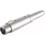 Adapter stereo XLR na 6,3 mm ShiverPeaks 55051 — symetryczny adapter XLR na TRS 6,3 mm