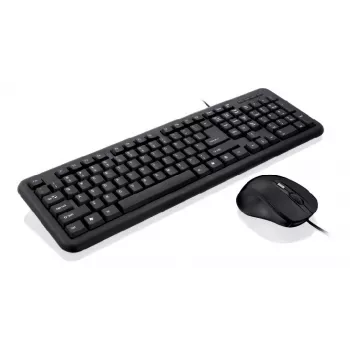 Zestaw klawiatura i mysz iBox OFFICE KIT II, w zestawie, USB, QWERTY, angielski, czarny