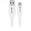 Kabel USB 3.2 Gen 2, wtyczka USB-A > USB-C (biały, 1 metr)