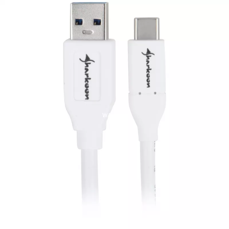 Kabel USB 3.2 Gen 2, wtyczka USB-A > USB-C (biały, 1 metr)